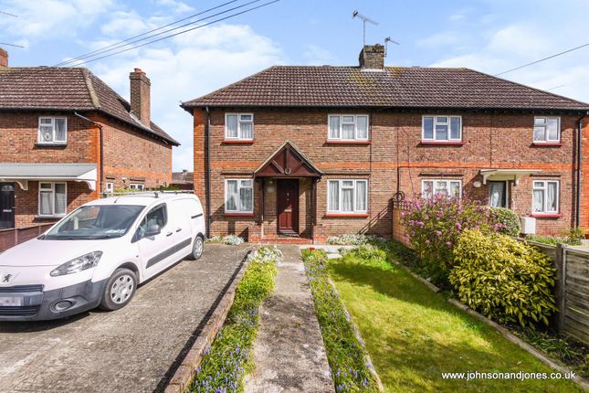Thumbnail Semi-detached house for sale in Barker Road, Chertsey