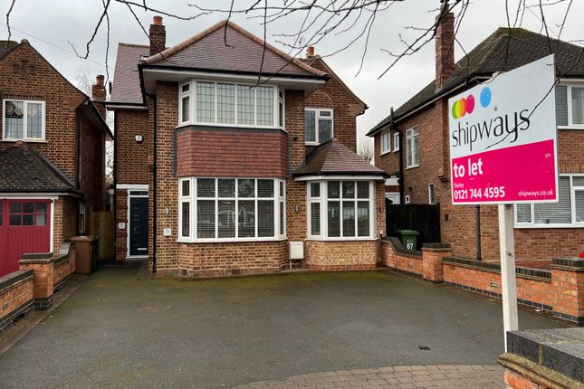 Thumbnail Property to rent in Shakespeare Drive, Shirley, Solihull