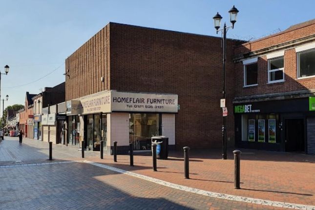 Retail premises to let in Union Street, Wednesbury