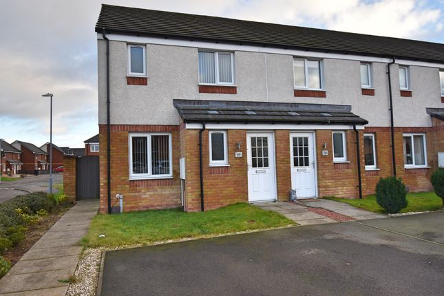 Thumbnail End terrace house for sale in Flax Way, Greenock