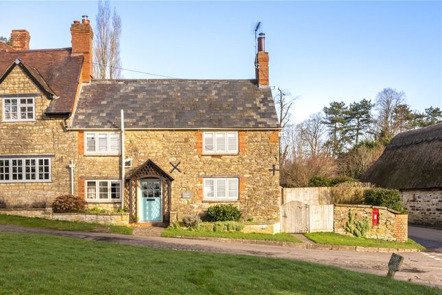 Thumbnail End terrace house for sale in The Green, Lois Weedon, Towcester, Northamptonshire