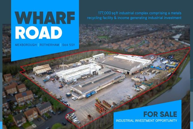 Thumbnail Industrial for sale in Wharf Road, Kilnhurst, Mexborough, South Yorkshire