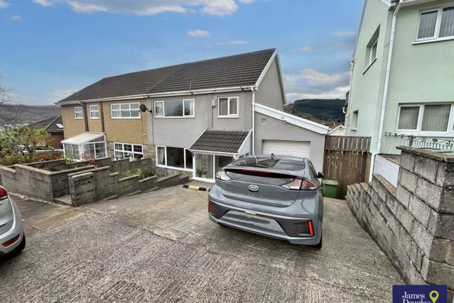 Thumbnail Semi-detached house for sale in Ridgeway Close, Graigwen, Pontypridd