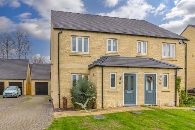 Thumbnail Semi-detached house for sale in Prebendal Close, Nassington, Northamptonshire