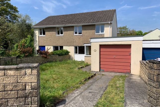 Semi-detached house for sale in Treryn Close, Par, Cornwall