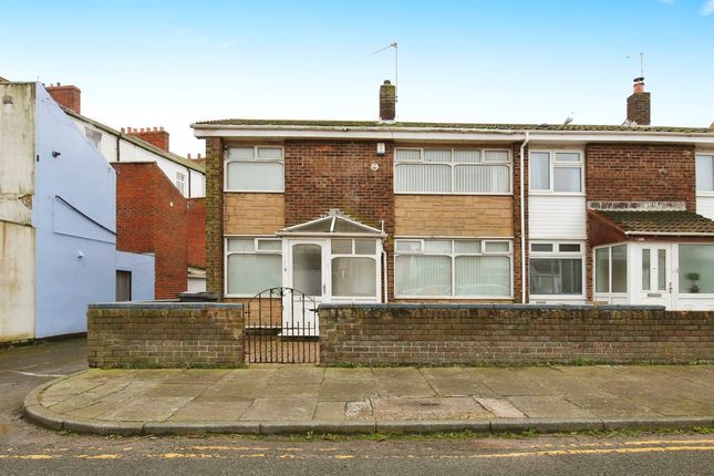 End terrace house for sale in St. Hildas Chare, The Headland, Hartlepool