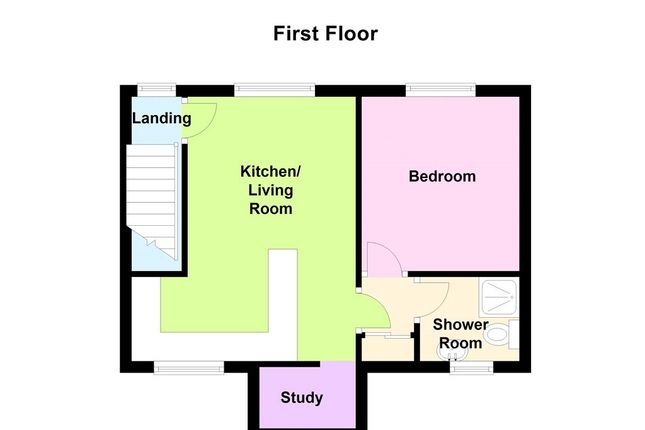 1 bed flat for sale in Plot 2, Peach Street, Heanor