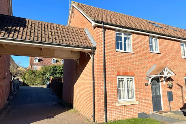 Thumbnail End terrace house for sale in Cowdrie Way, Springfield, Chelmsford