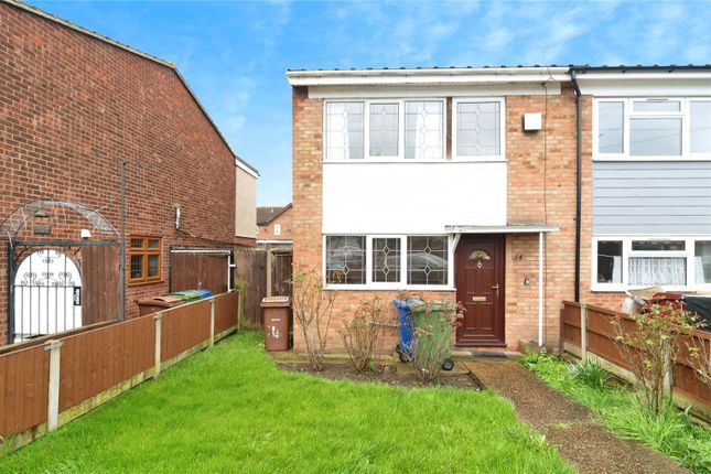 Thumbnail End terrace house for sale in Fleming Gardens, Tilbury, Essex