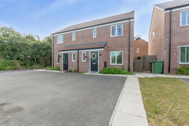 Thumbnail Semi-detached house for sale in Peregrine Gardens, Clipstone Village, Mansfield