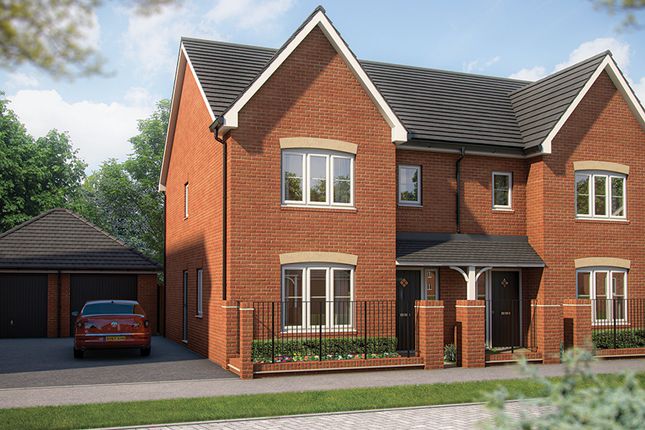 Semi-detached house for sale in "The Cypress" at Shorthorn Drive, Whitehouse, Milton Keynes