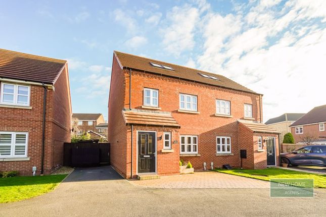 Thumbnail Semi-detached house for sale in 24 Mill Dam Drive, Beverley