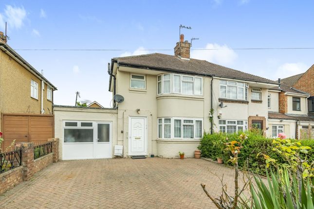 Thumbnail Semi-detached house for sale in Brackley Road, Elstow, Bedford