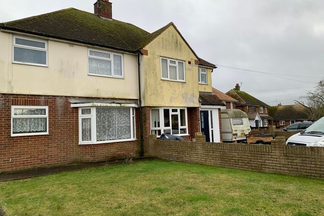 Thumbnail Semi-detached house to rent in Mockett Drive, Broadstairs