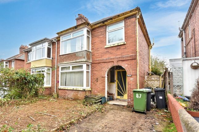 3-bed semi-detached on Hamlin Lane, Exeter, £225,000