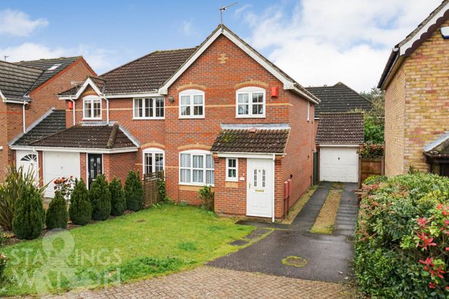Semi-detached house for sale in Winstanley Road, Dussindale, Norwich