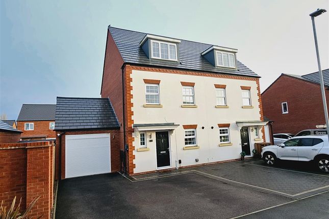 Semi-detached house for sale in Osprey Drive, Branston, Burton-On-Trent