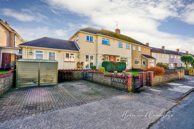 Semi-detached house for sale in Heol Gwilym, Fairwater, Cardiff