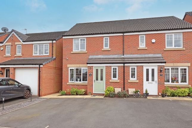 Thumbnail Semi-detached house for sale in Peter Cartlidge Grove, Cliffe Vale, Stoke-On-Trent