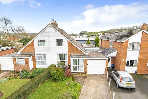 Semi-detached house for sale in Meadow Gardens, Crediton, Devon