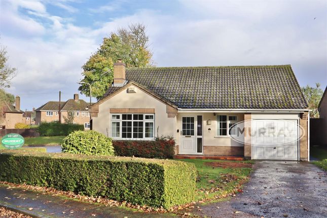 Thumbnail Detached bungalow to rent in The Pastures, Cottesmore, Rutland