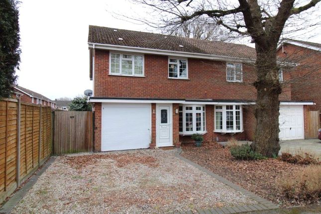 Thumbnail Semi-detached house for sale in Gloucester Close, Frimley Green, Surrey