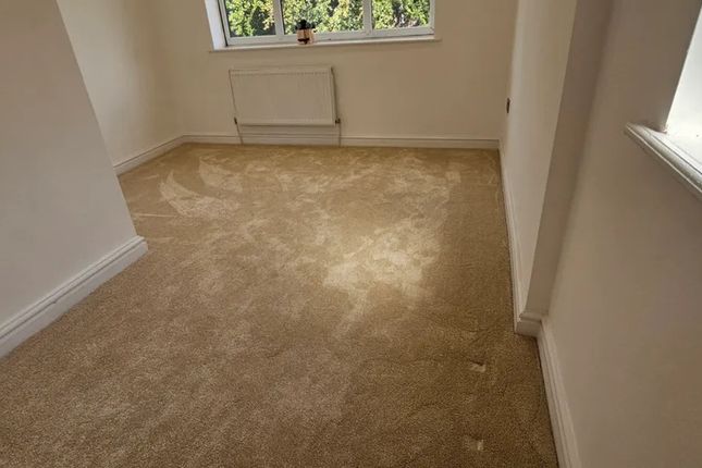 This Inviting Double Bedroom Features Fresh Carpet...
