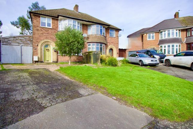 Thumbnail Semi-detached house for sale in Hawthorn Avenue, Birstall, Leicester