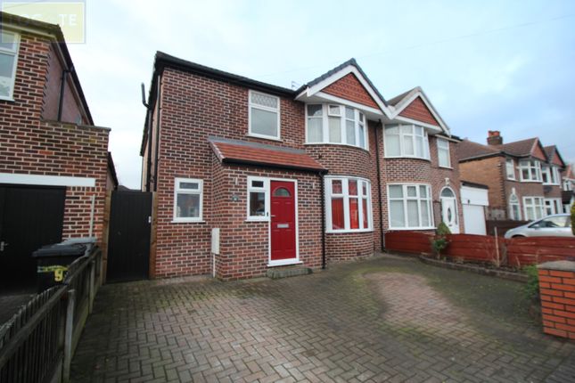 Thumbnail Semi-detached house for sale in Beverley Avenue, Urmston, Manchester