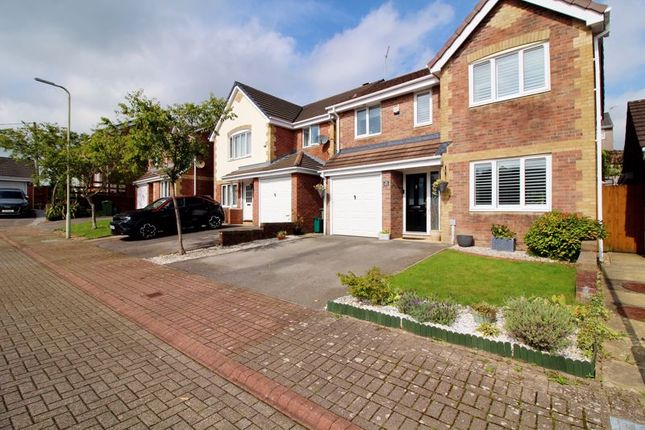 Thumbnail Detached house for sale in Willow Close, Beddau, Pontypridd