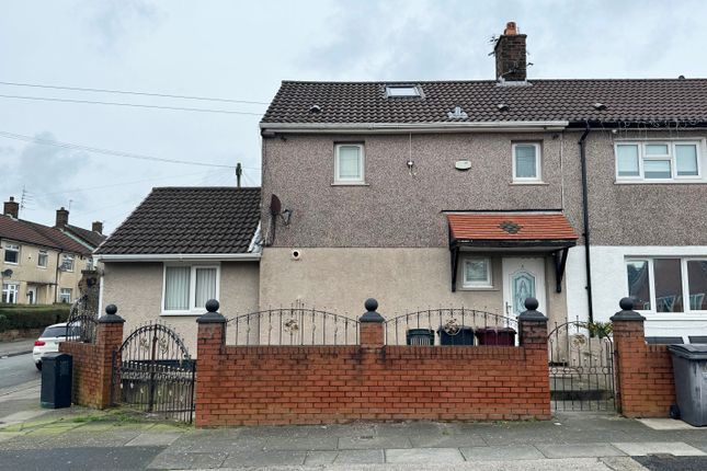 Thumbnail End terrace house for sale in Hargate Road, Liverpool