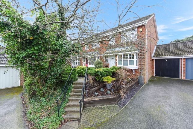Thumbnail End terrace house for sale in Cagney Close, Wainscott, Rochester, Kent.