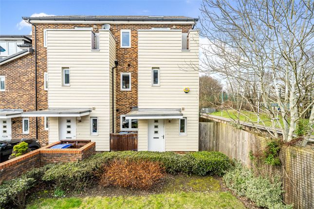 Thumbnail End terrace house for sale in Addlestone, Surrey