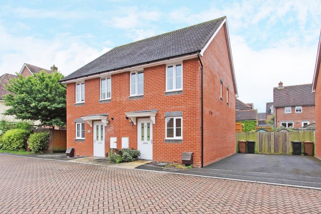 Thumbnail Semi-detached house for sale in Bailey Close, Picket Piece, Andover