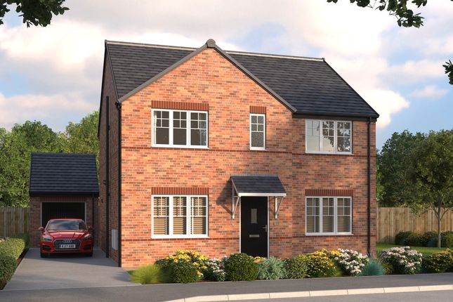 Thumbnail Detached house for sale in "Thornton" at Tibshelf Road, Holmewood, Chesterfield