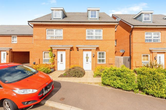 Thumbnail Semi-detached house for sale in Ellis Green, Marston Moretaine, Bedford
