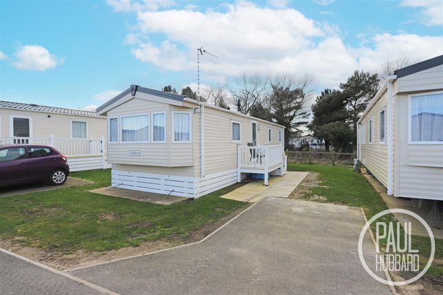 Thumbnail Mobile/park home for sale in Coast Road, Corton