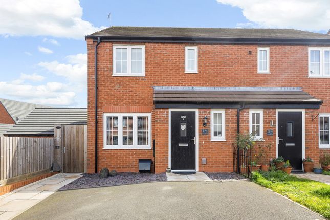 Thumbnail Semi-detached house for sale in Dragon Fly Close, East Leake, Loughborough, Nottinghamshire