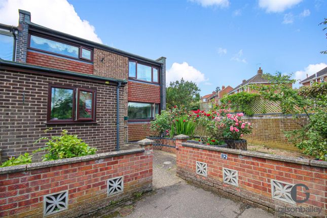 Thumbnail End terrace house for sale in Sleaford Green, Norwich