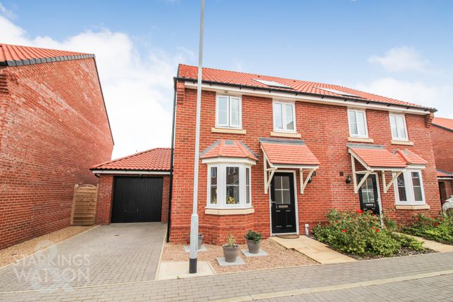 Semi-detached house to rent in Harvey Close, Horsford, Norwich NR10
