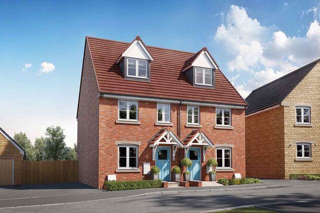 Thumbnail Semi-detached house for sale in "The Braxton - Plot 91" at Naas Lane, Quedgeley, Gloucester