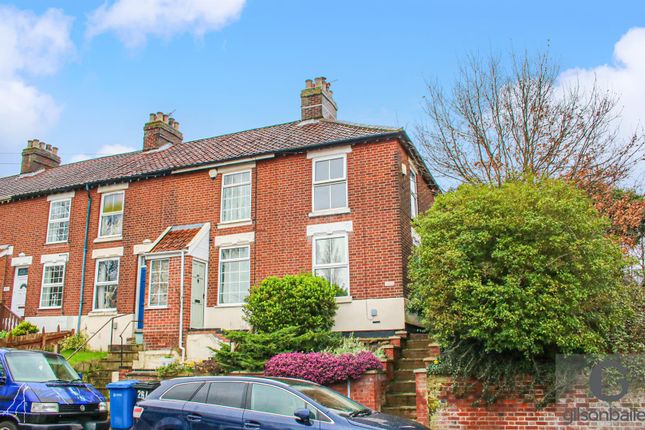 Thumbnail End terrace house for sale in Sprowston Road, Norwich
