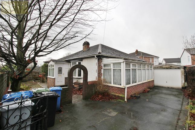 Thumbnail Detached bungalow for sale in Harcourt Avenue, Urmston, Manchester