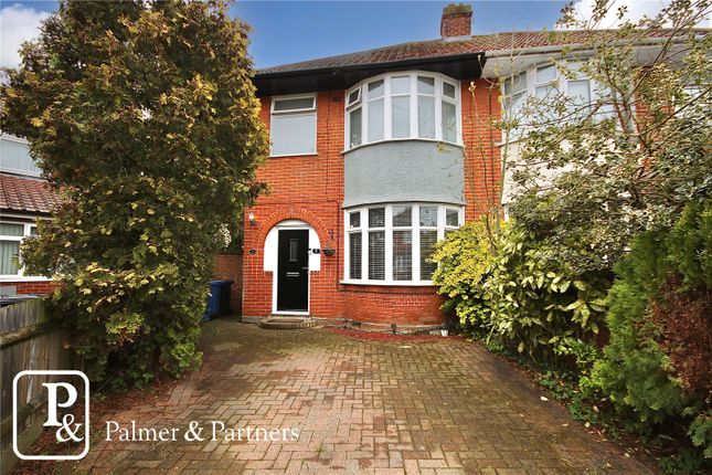 Semi-detached house for sale in Anita Close East, Ipswich, Suffolk