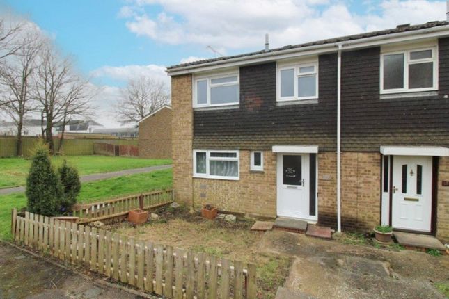 Thumbnail End terrace house for sale in Gilbert Road, Camberley, Surrey