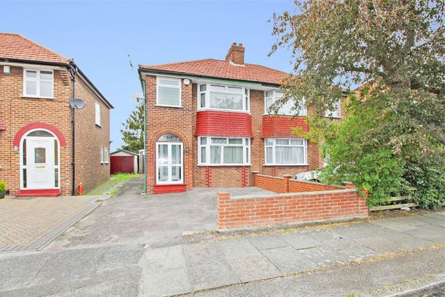 Thumbnail Semi-detached house to rent in Westleigh Gardens, Edgware