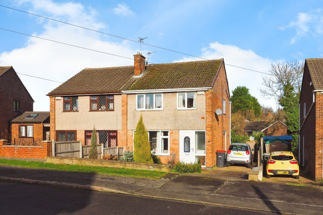 Thumbnail Semi-detached house for sale in Coniston Road, Hucknall, Nottingham, Nottinghamshire