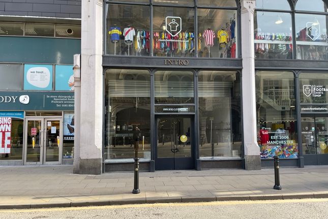 Thumbnail Retail premises to let in Unit 4, (Former Intro), Barton Arcade, Deansgate, Manchester