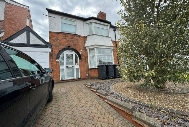 Thumbnail Semi-detached house to rent in Dalbury Road, Birmingham