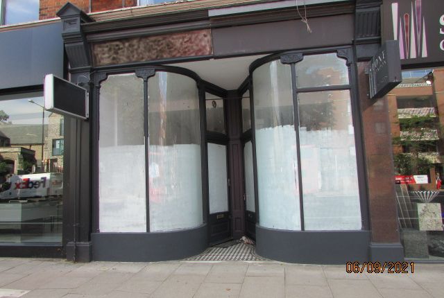 Retail premises to let in Finchley Road, Hampstead